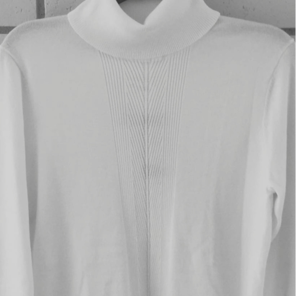 NWT TOMMY HILFIGER WHITE TURTLE NECK SWEATER